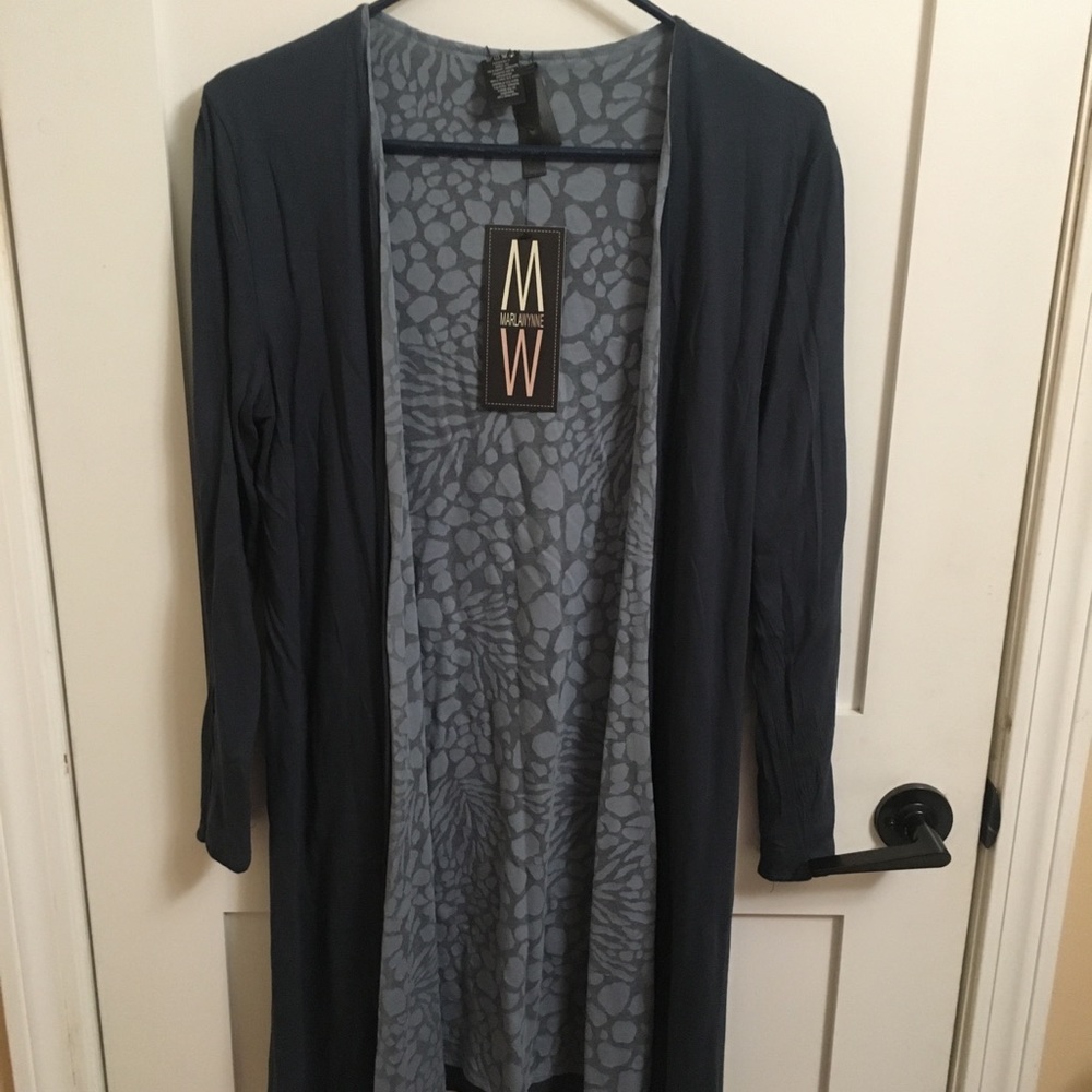 Marla Wynne’s Comfy Dark Teal Duster size S